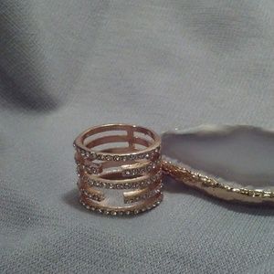 Rose Gold Cage Ring