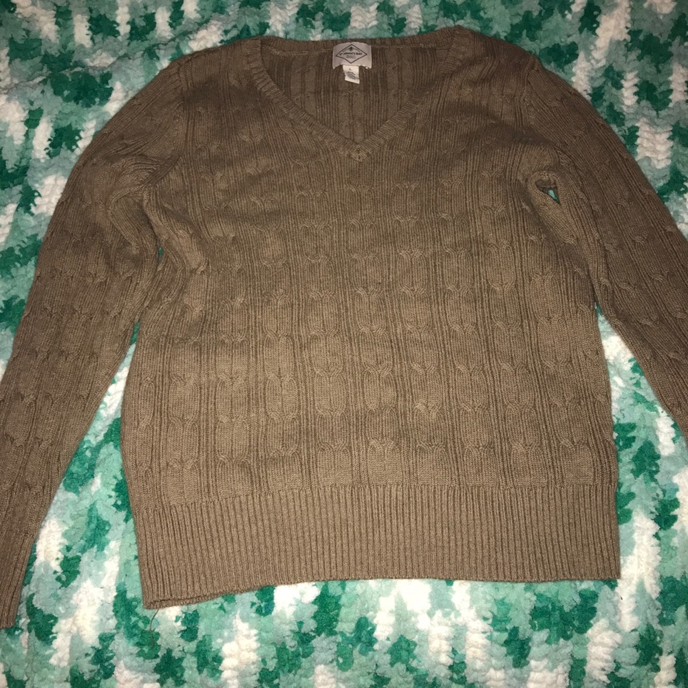 NWOT St. John's Bay v neck sweater
