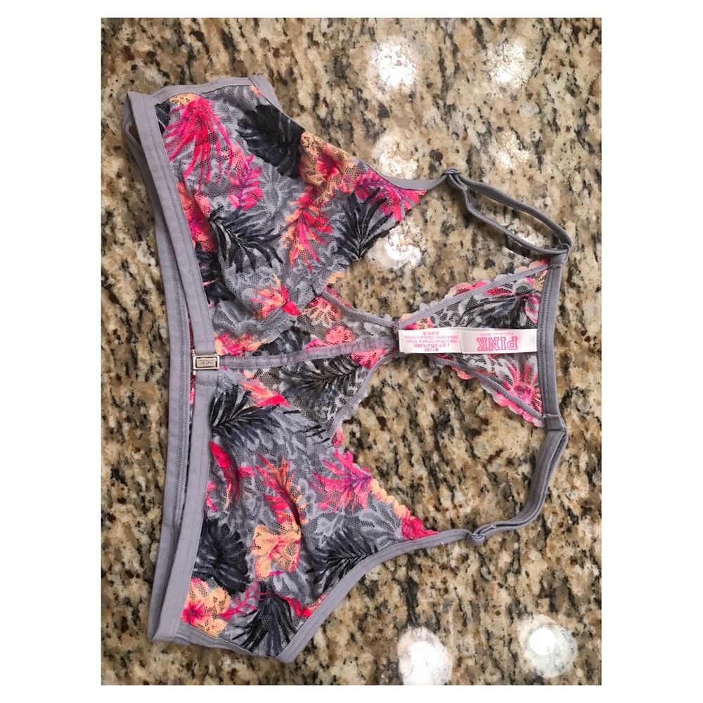 Lace front clip bralette