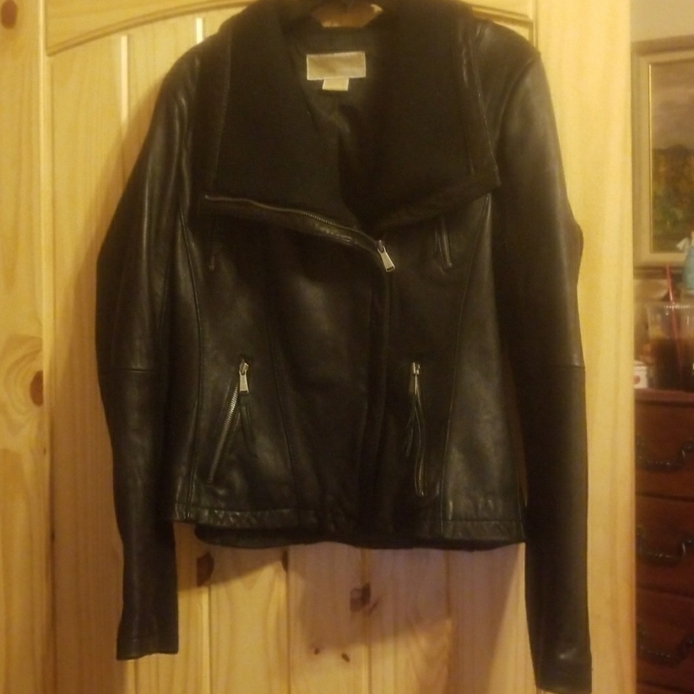Michael Kors Genuine Leather Jacket