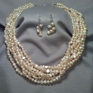 Freshwater Pearl Necklace Set