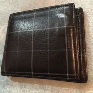 Used men's coach wallet