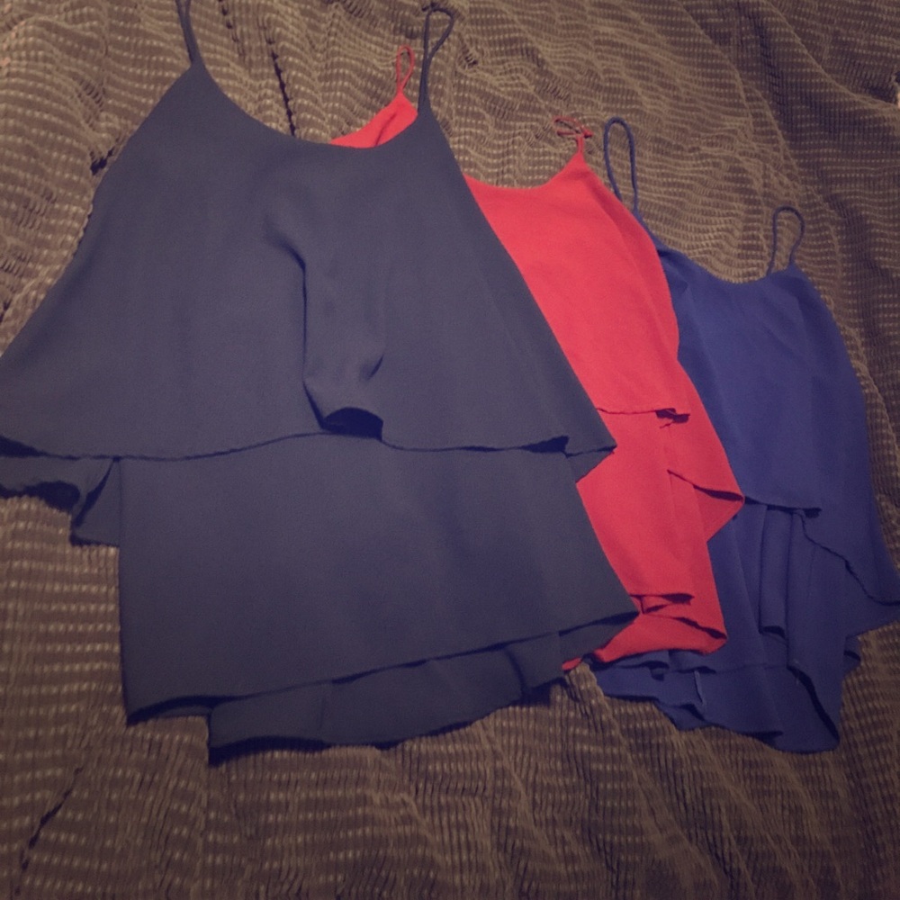 3 Layered tank tops by Paper Crane Anthropologie