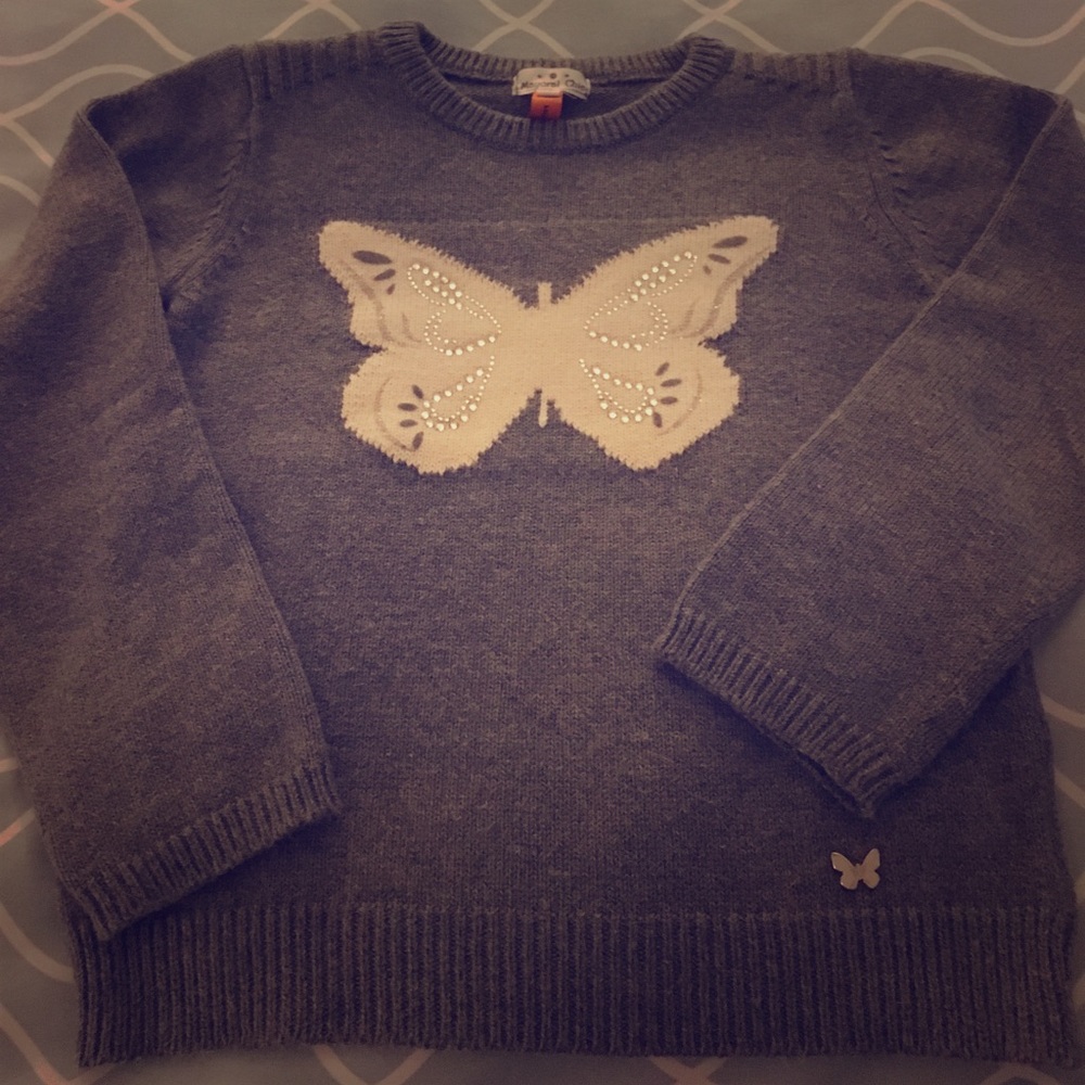 Mayoral Girls Butterfly Sweater