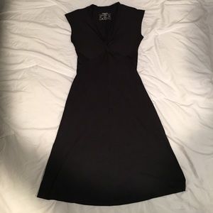 NWOT! XS Black Patagonia Twist Front Dress