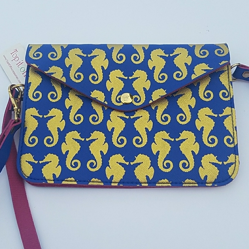 Seahorse Pattern Crossbody Purse