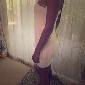 Sky White mini dress