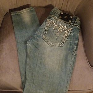 Miss Me mid rise ankle skinny jeans