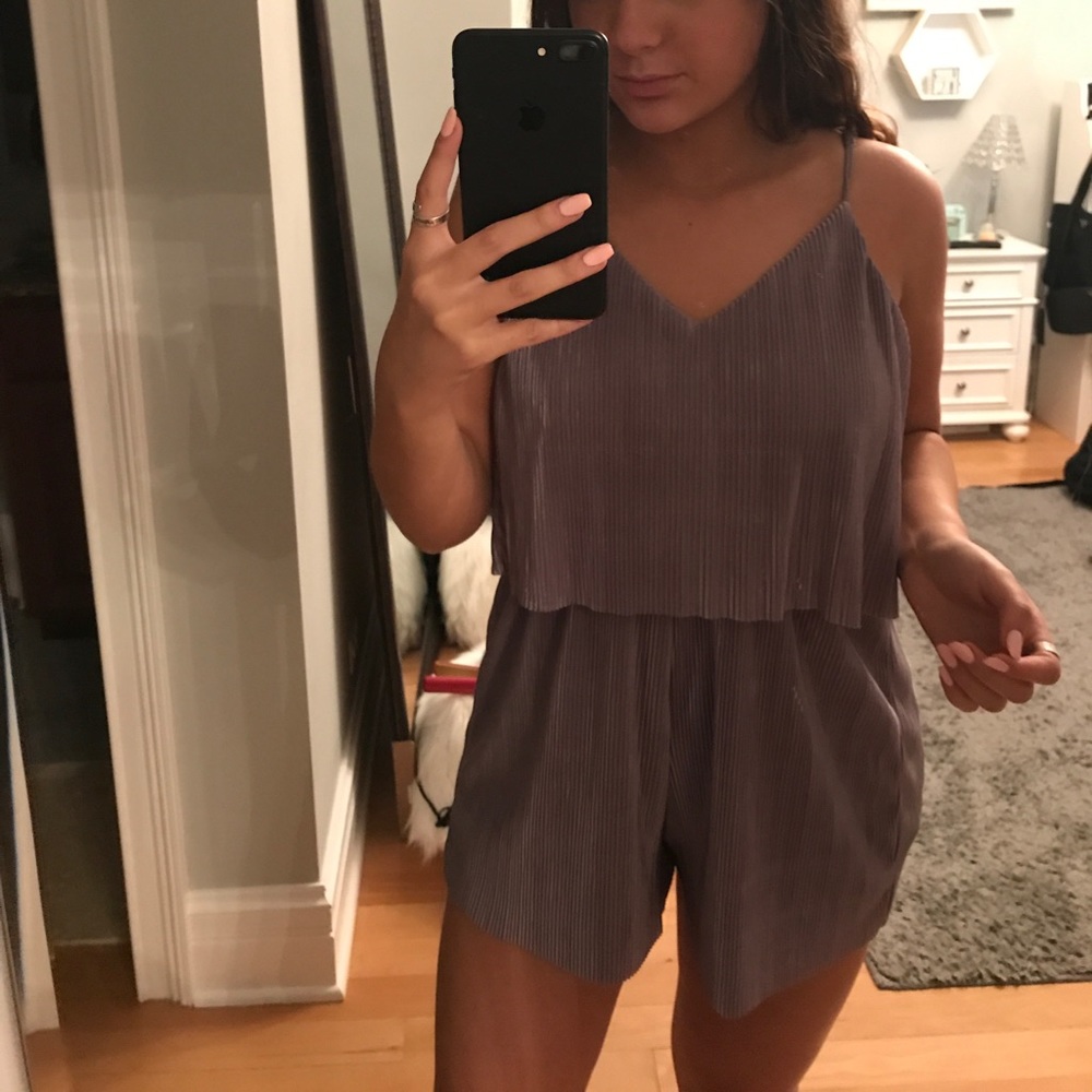 Purple romper