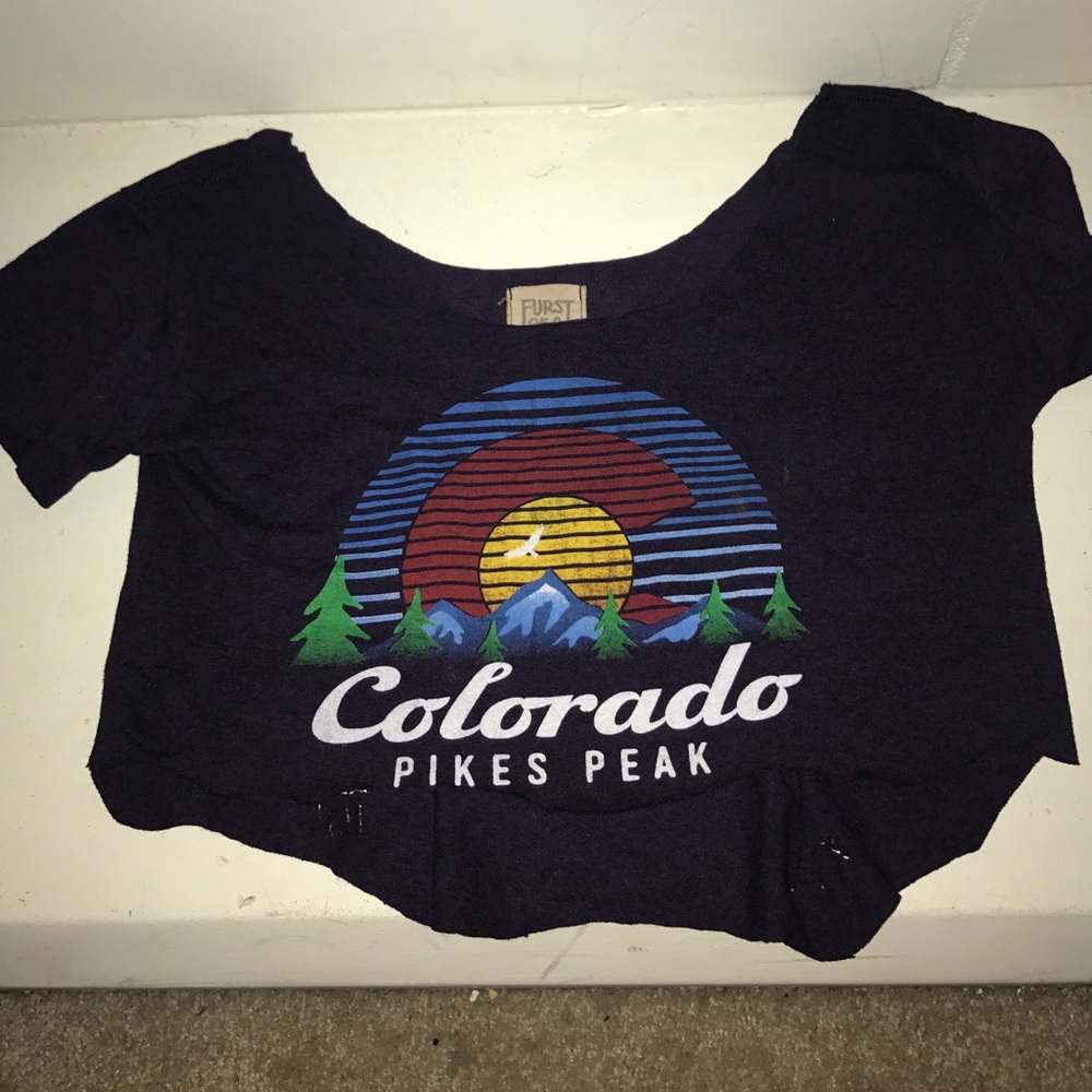 Colorado vintage crop top