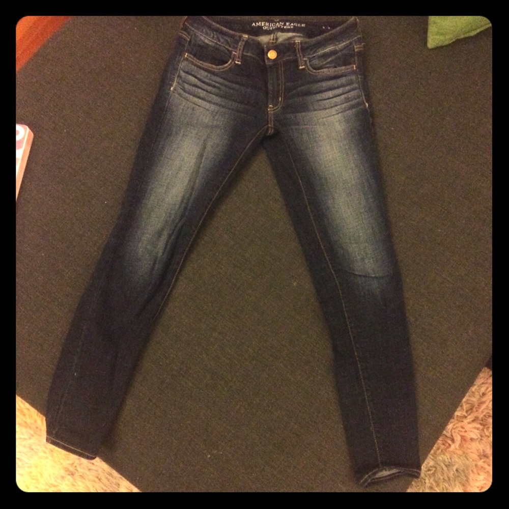 American Eagle Dark Wash Jeggings