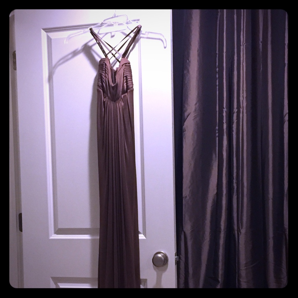 BCBG floor length dress ..gorgeous! 🖤⭐️