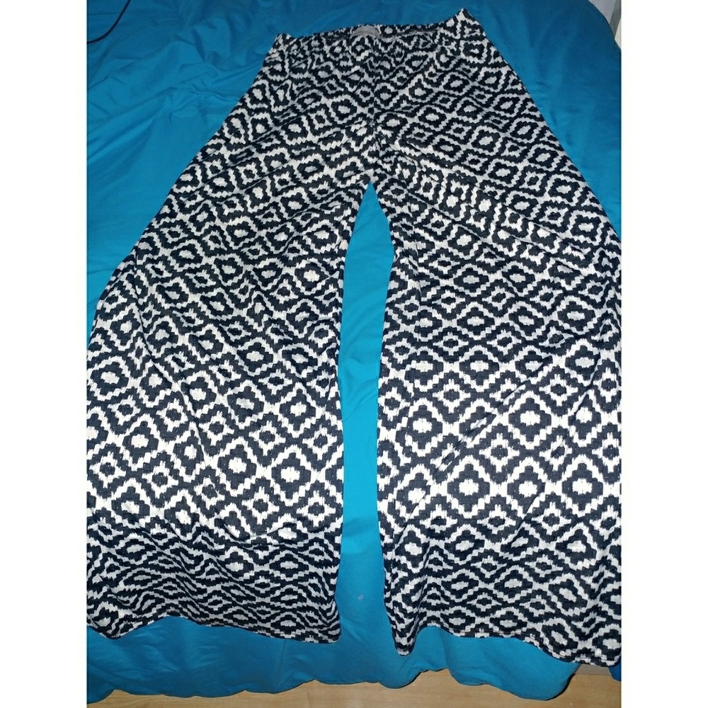 Silky palazzo pants