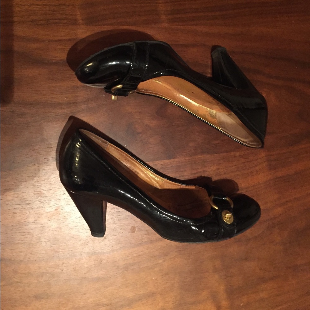 Black Coach Heels