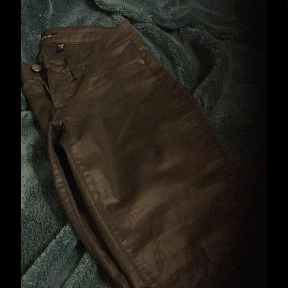 Bebe Leatherette Jeans