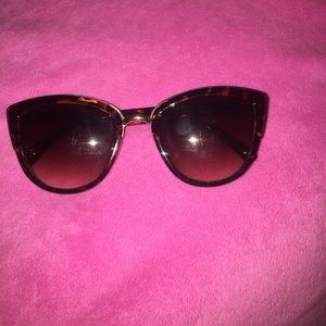 Tortoise cat eye sunglasses
