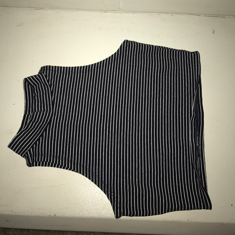 Striped crop top