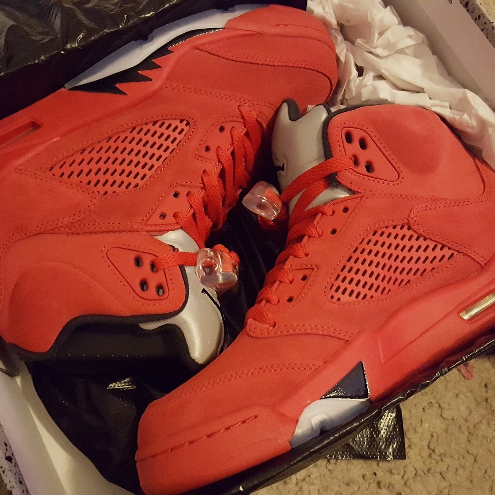 Air Jordan 5 Retro (Suede Red 5s)