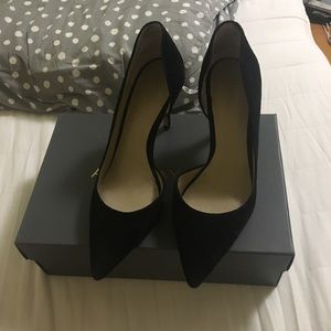 Ann Taylor Microsuede heels size 8.5