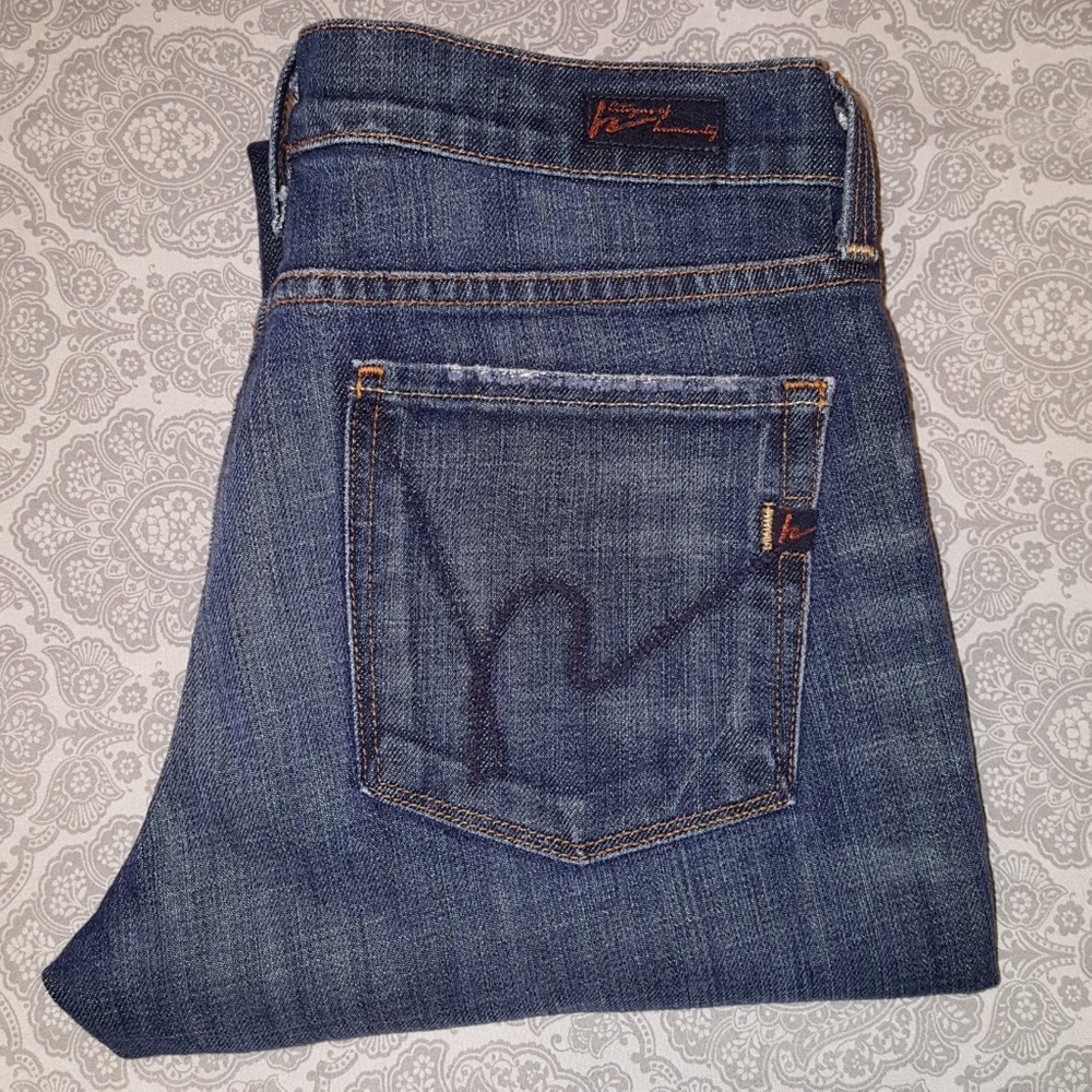 Citizens Of Humanity Cropped Jeans, Size 30.
