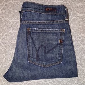 Citizens Of Humanity Cropped Jeans, Size 30.