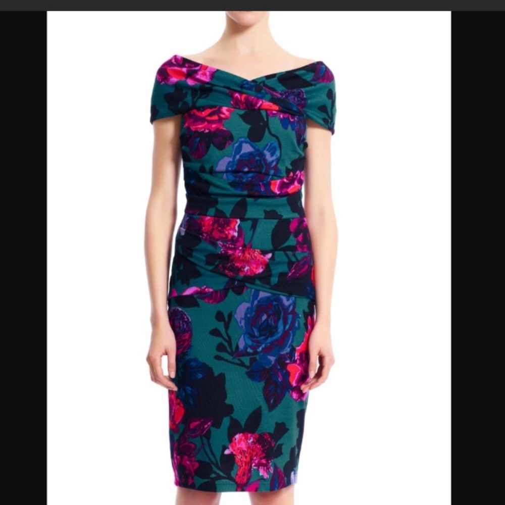 Andrianna Papell Floral Dress