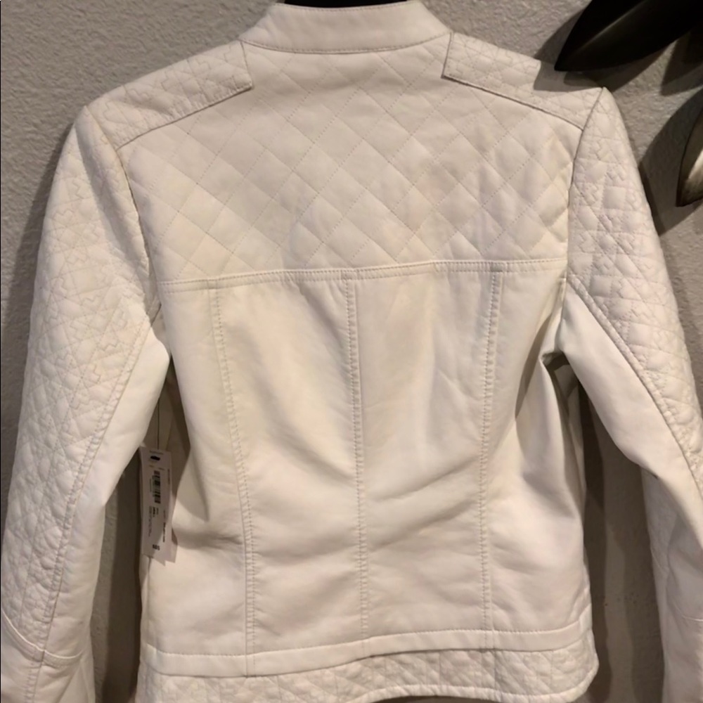 ☮️ NWTS 💟 Bisou Bisou faux leather Jacket! - Picture 5 of 6