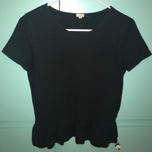 Peplum J.Crew top