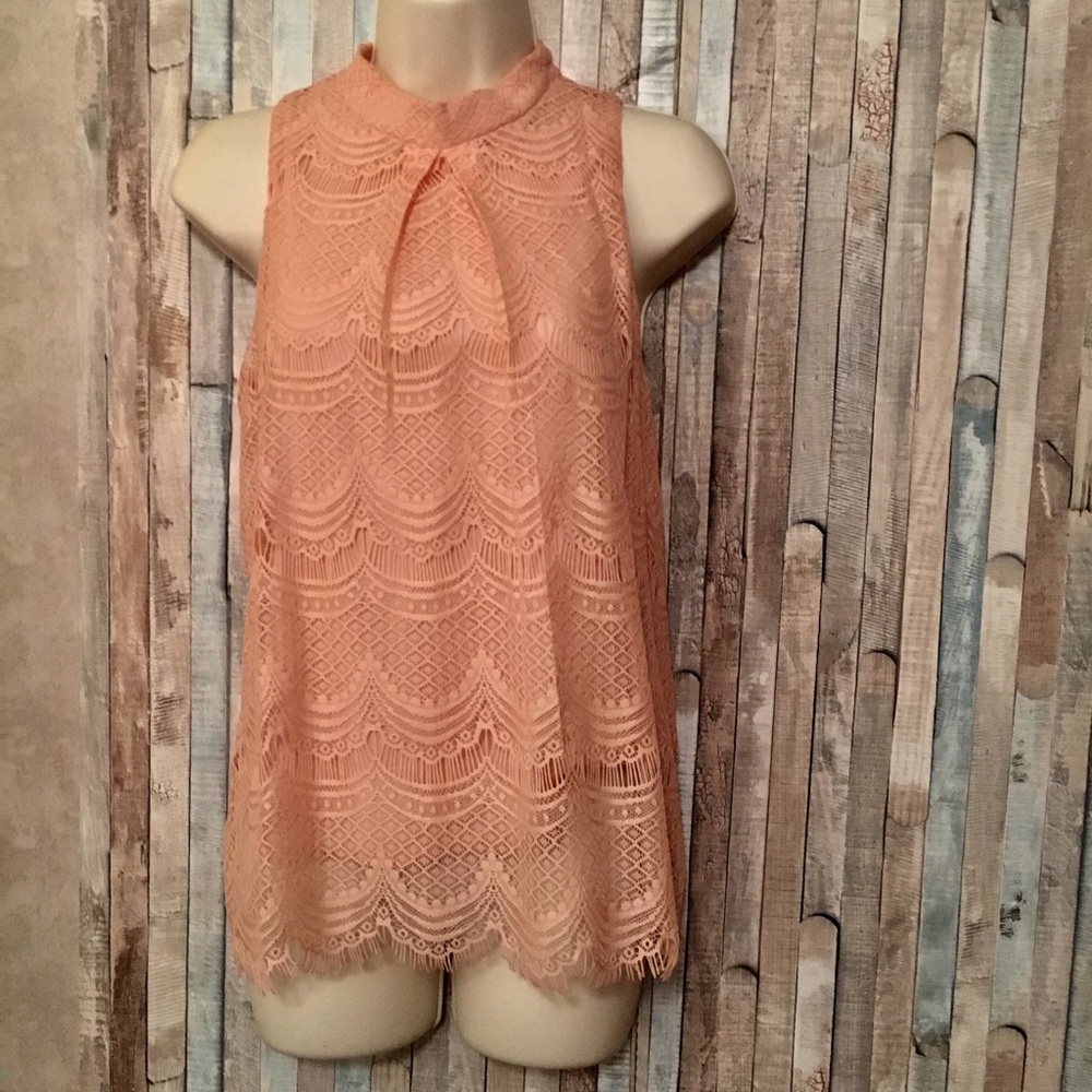 Elegant Peach/Pink Tank/Blouse