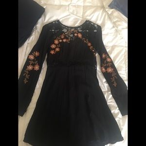 Mini embroidered dress.
