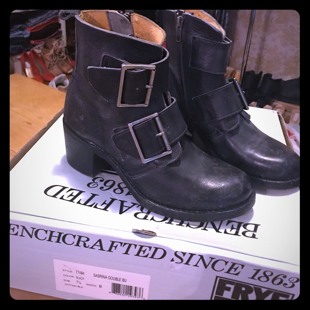 Frye Sabrina Buckle boots - NIB
