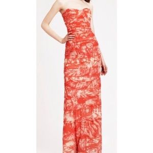 BCBG Strapless gown