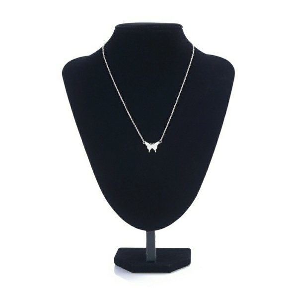 Dainty Butterfly Necklace - Picture 4 of 7