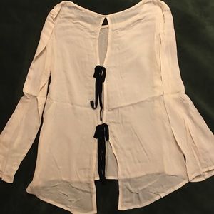Cream blouse