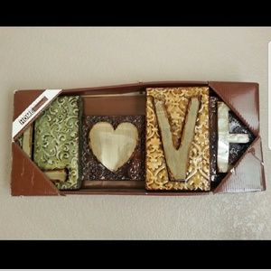 LOVE COPPER WALL ART HANGING HOME DECOR