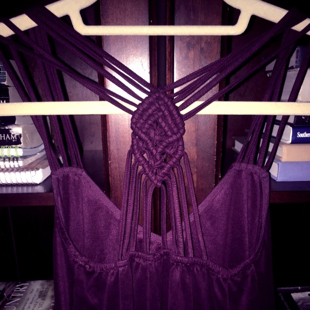 LA Hearts purple top