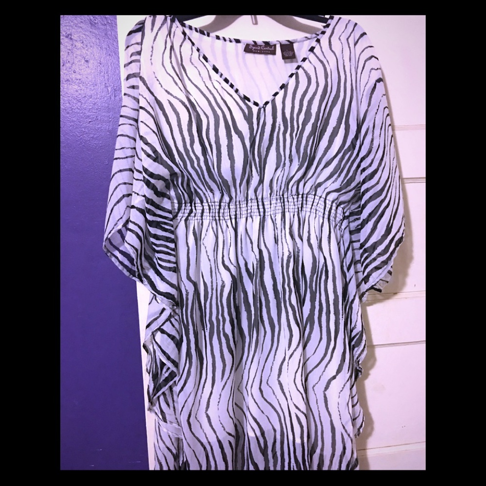 Zebra print dress