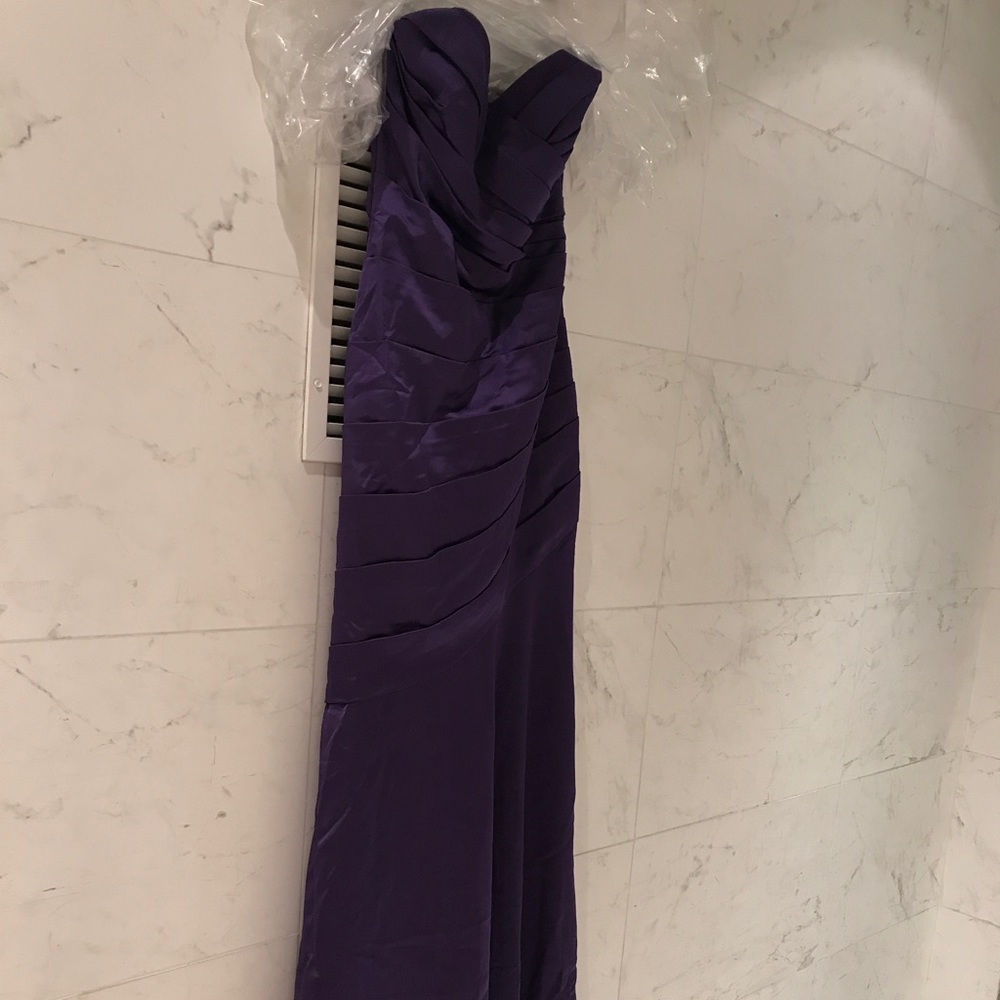 Davids Bridal satin dress