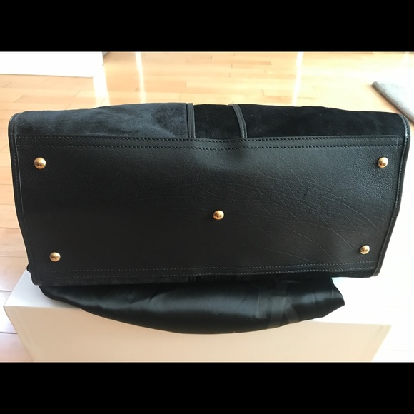 Ysl blk/blue leopard print pony hair cabas chyc - Picture 3 of 7