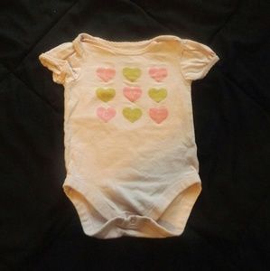 Pink and Gold Onesie