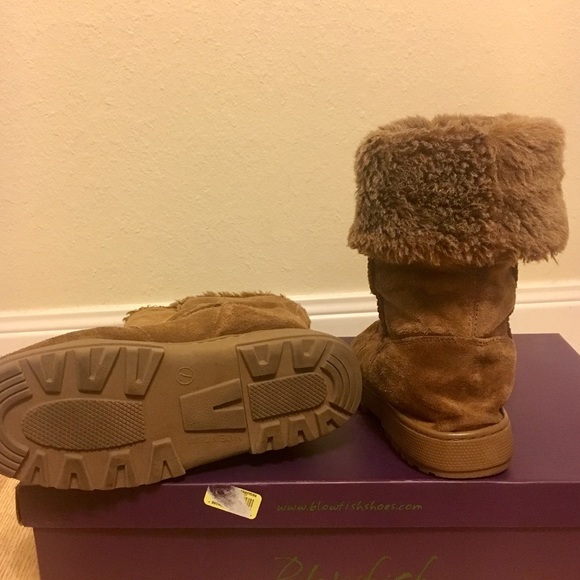 Rampage boots faux fur brown size 7 - Picture 2 of 2