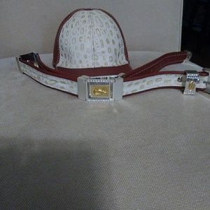 100%Crock and Leather Belt and Hat size 38-40