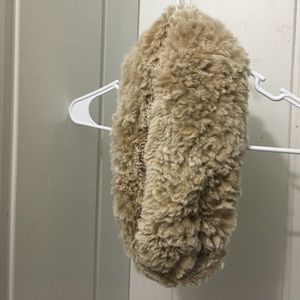 Sak"s rabbit fur scarf.