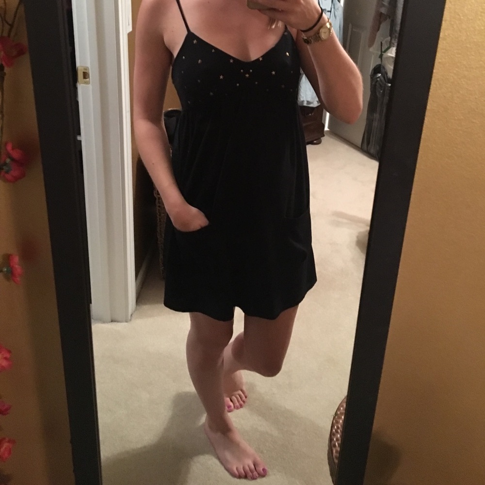 Dress with Star Detailing and Pockets!!