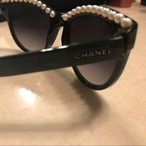 Authentic Chanel Pearl Sunglasses