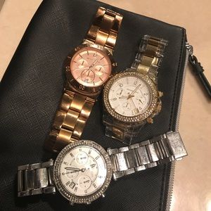 3 Michael Kors watches
