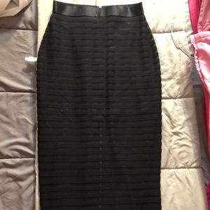 Midi Paneled Skirt