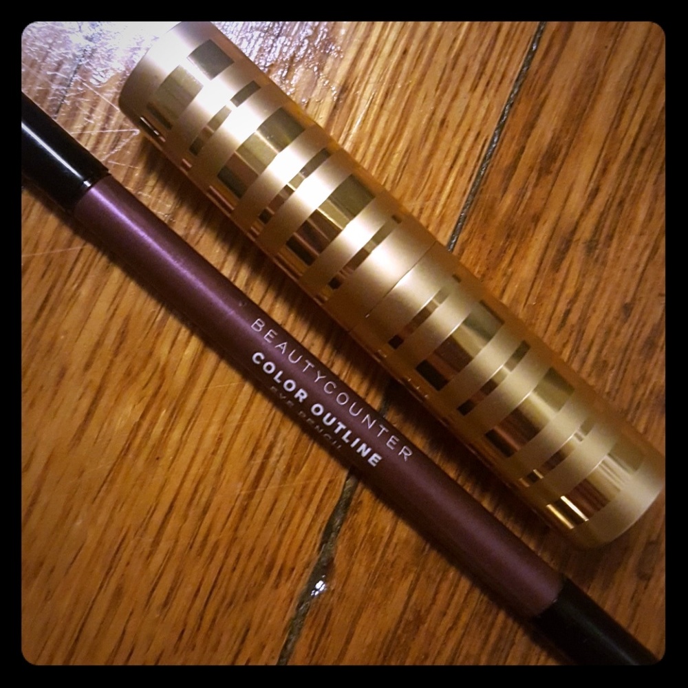 Beautycounter Violet Eye Pencil + Scarlet Lip