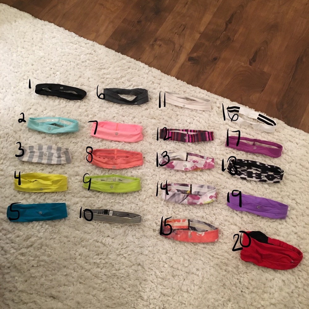 $5 each 🌈 LULULEMON 🌈 Headbands 🌈