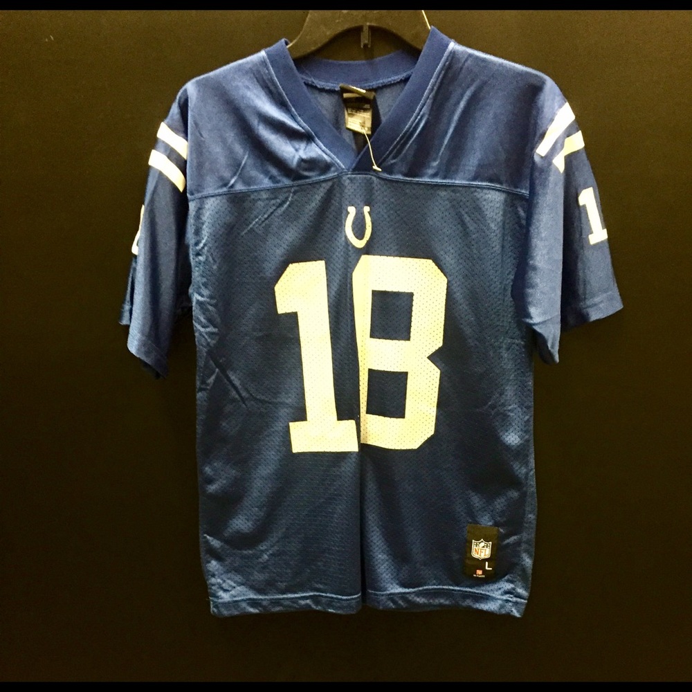 New Large (14-16) Payton Manning #18 Jersey
